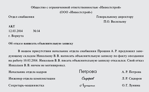 Как правильно привлечь работника к ответственности