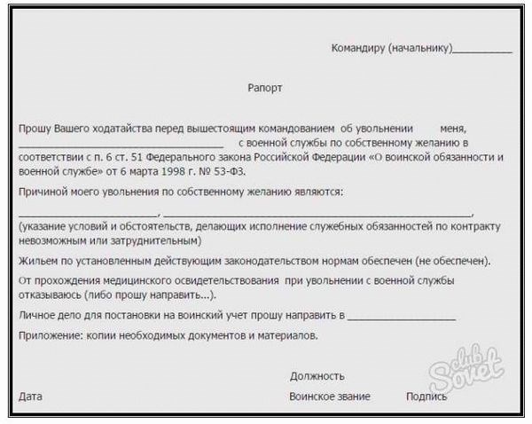 Как составить и заполнить рапорт?